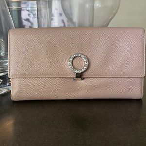 BULGARI large leather wallet. **AUTHENTIC**